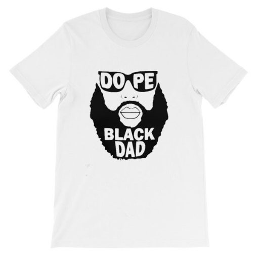 Mens Bearded Dope Black Dad Shirt